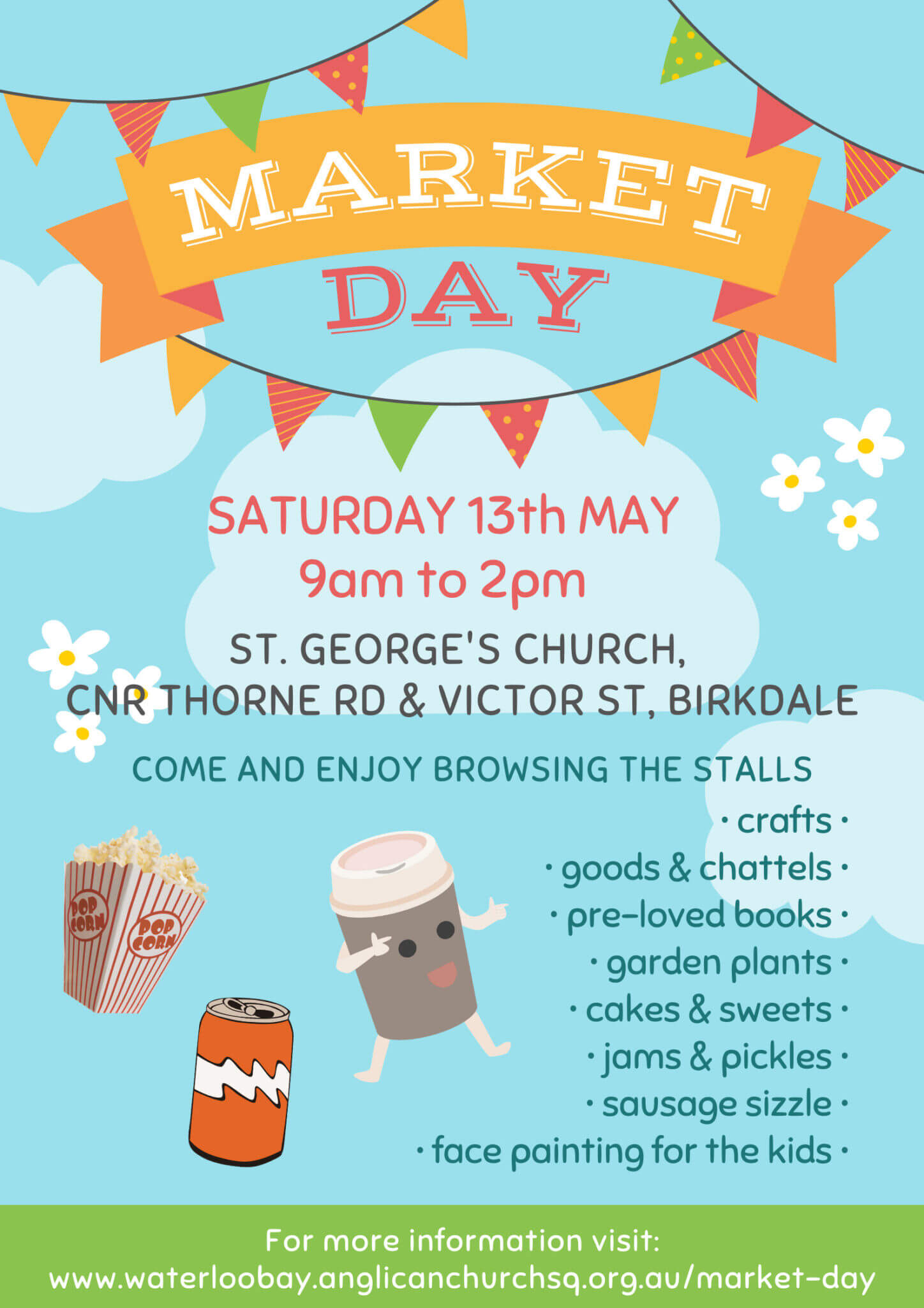 Waterloo Bay's Market Day - Saturday 13 May - Redlands College