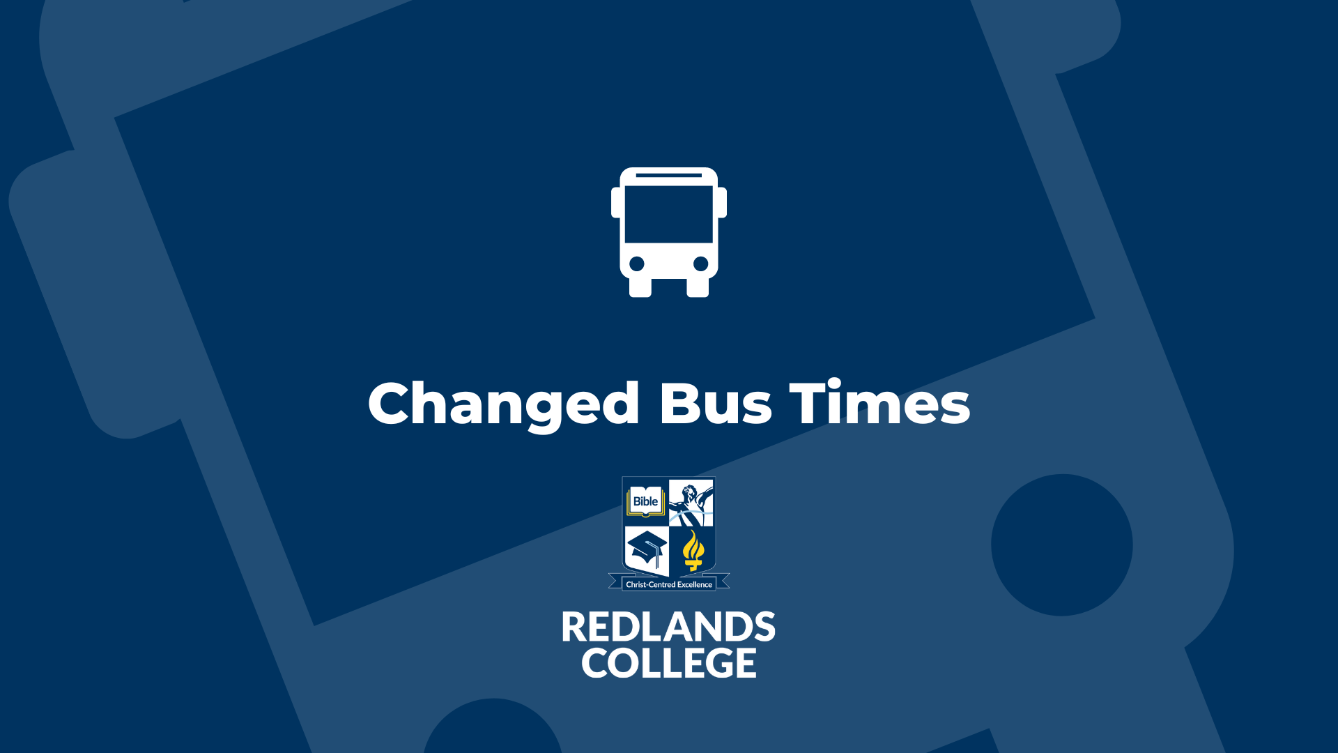 AM Bus Route Changes: Red 3, 4, 6, 8 & 9